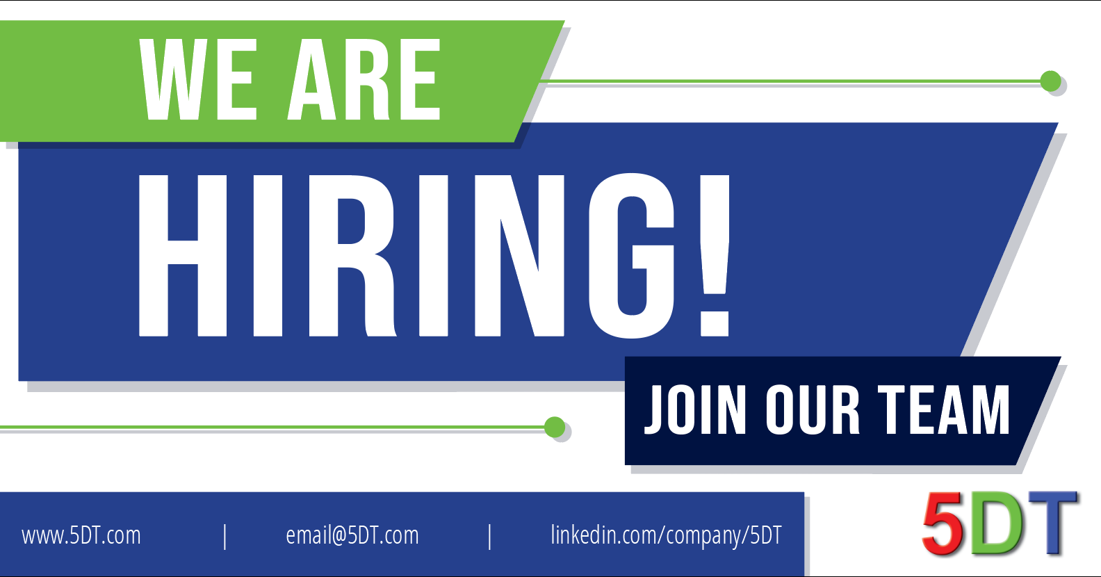 5DT - South Africa: Simulator Engineers & Technicians in Pretoria